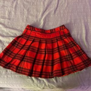 Forever 21 Red Plaid Skirt